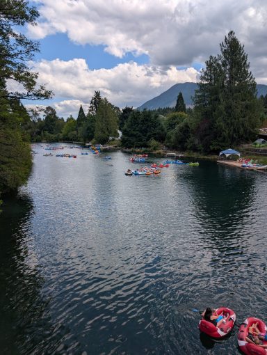A quick trip to the river - Lake Cowichan Country Grocer BBQ Hotdog Fundraiser